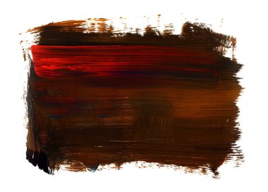 Siyah ve renkli boya karışımı, fırça darbesi ve doku. Grunge soyut elle boyanmış elementler. 