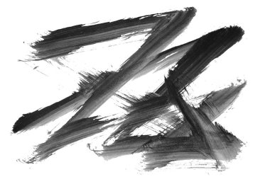 soyut fırça darbeleri, vektör illüstrasyonu