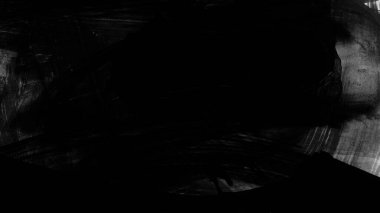 Siyah fırça darbesi dokusu. Grunge soyut elle boyanmış element.