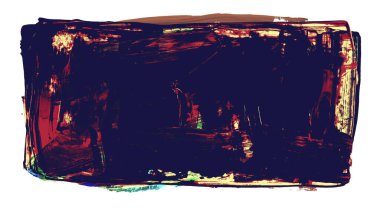 soyut fırça darbeleri, vektör illüstrasyonu