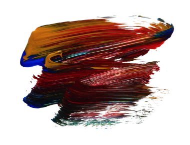 Siyah ve renkli boya karışımı, fırça darbesi ve doku. Grunge soyut elle boyanmış elementler. 