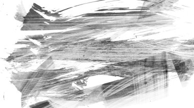 Siyah fırça darbesi ve doku. Grunge soyut elle boyanmış elementler. 