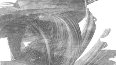 Siyah fırça darbesi dokusu. Grunge soyut elle boyanmış element. 