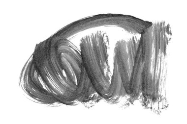 Siyah fırça darbesi ve doku. Grunge soyut elle boyanmış elementler. Altı çizili ve sınır tasarımı.