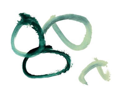 Siyah ve renkli boya karışımı, fırça darbesi ve doku. Grunge soyut elle boyanmış elementler. 