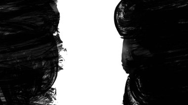 Siyah fırça darbesi dokusu. Grunge soyut elle boyanmış element. 