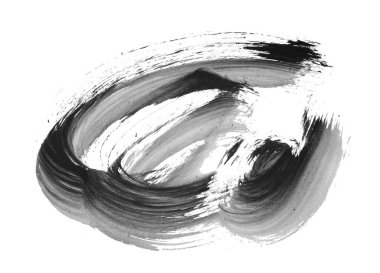 Siyah fırça darbesi ve doku. Grunge soyut elle boyanmış elementler. Altı çizili ve sınır tasarımı.