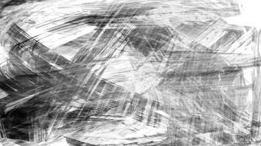 Siyah fırça darbesi ve doku. Grunge soyut elle boyanmış elementler. Altı çizili ve sınır tasarımı.