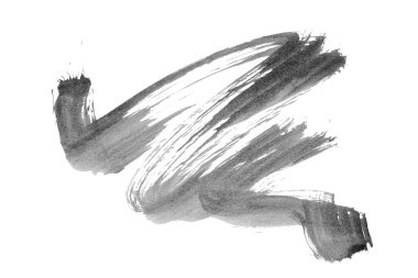 Siyah fırça darbesi ve doku. Grunge soyut elle boyanmış elementler. Altı çizili ve sınır tasarımı.