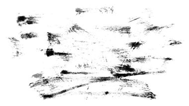 Siyah fırça darbesi ve doku. Grunge vektör soyut el boyalı element. Altı çizili ve sınır tasarımı.