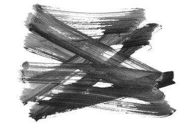 soyut fırça darbeleri, vektör illüstrasyonu