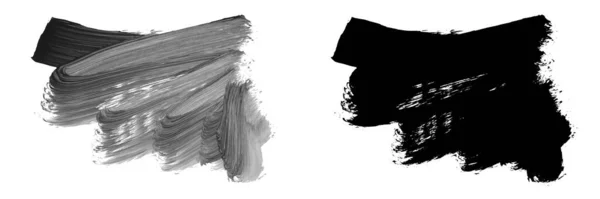 abstract brush strokes, vector illustration