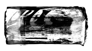 soyut fırça darbeleri, vektör illüstrasyonu