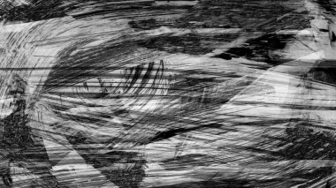 Siyah fırça darbesi ve doku. Grunge soyut elle boyanmış elementler. Altı çizili ve sınır tasarımı.