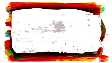 Siyah fırça darbesi ve doku. Grunge soyut elle boyanmış elementler. Altı çizili ve sınır tasarımı.