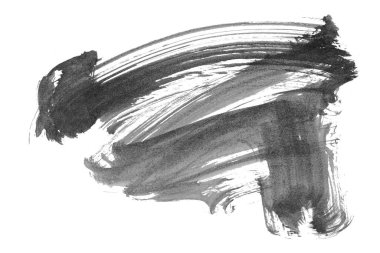 soyut fırça darbeleri, vektör illüstrasyonu