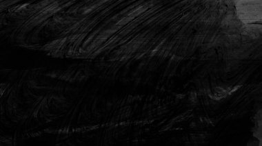 Siyah fırça darbesi dokusu. Grunge soyut elle boyanmış element. 
