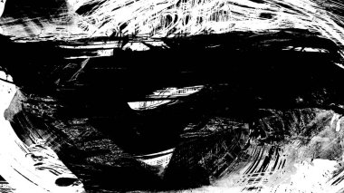 beyaz arkaplanda siyah mürekkep fırçası darbeleri