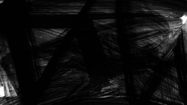 Siyah fırça darbesi ve doku. Grunge soyut elle boyanmış elementler. Altı çizili ve sınır tasarımı.