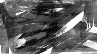 Siyah fırça darbesi ve doku. Grunge soyut elle boyanmış elementler. 