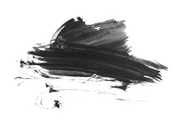 soyut fırça darbeleri, vektör illüstrasyonu