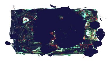 soyut fırça darbeleri, vektör illüstrasyonu