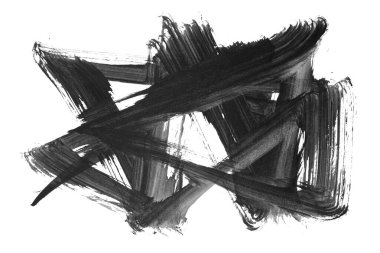 soyut fırça darbeleri, vektör illüstrasyonu