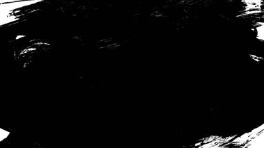 Siyah fırça darbesi ve doku. Grunge soyut elle boyanmış elementler. Altı çizili ve sınır tasarımı.