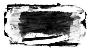 soyut fırça darbeleri, vektör illüstrasyonu