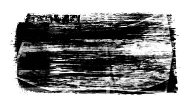 Siyah fırça darbesi ve doku. Grunge soyut elle boyanmış elementler. Altı çizili ve sınır tasarımı.