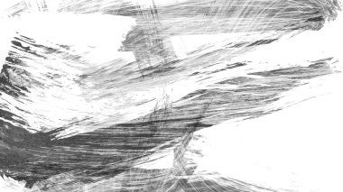 Siyah fırça darbesi ve doku. Grunge soyut elle boyanmış elementler. 