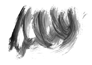 Siyah fırça darbesi ve doku. Grunge soyut elle boyanmış elementler. Altı çizili ve sınır tasarımı.