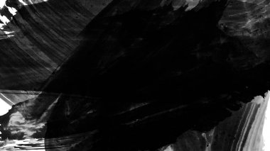 Siyah fırça darbesi ve doku. Grunge soyut elle boyanmış elementler. Altı çizili ve sınır tasarımı.