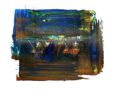 soyut fırça darbeleri, vektör illüstrasyonu