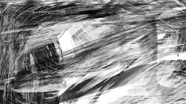 Siyah fırça darbesi ve doku. Grunge soyut elle boyanmış elementler. 