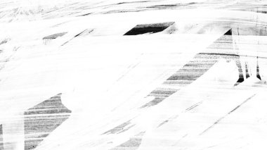 Siyah fırça darbesi ve doku. Grunge soyut elle boyanmış elementler. Altı çizili ve sınır tasarımı.