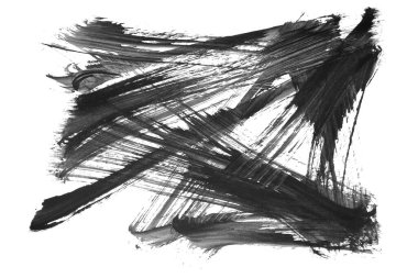 soyut fırça darbeleri, vektör illüstrasyonu