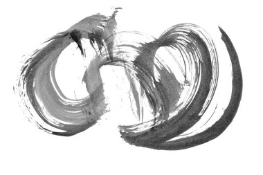 soyut fırça darbeleri, vektör illüstrasyonu