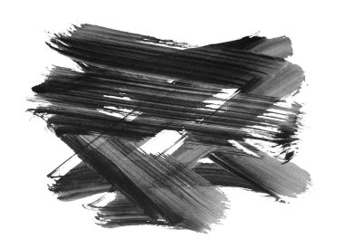 soyut fırça darbeleri, vektör illüstrasyonu