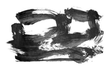 soyut fırça darbeleri, vektör illüstrasyonu