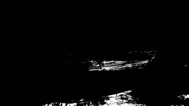 beyaz arkaplanda siyah grunge mürekkep fırça darbeleri