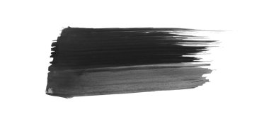 Siyah fırça darbesi ve doku. Grunge vektör soyut el boyalı element. Altı çizili ve sınır tasarımı.