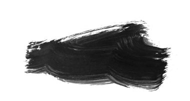 Siyah fırça darbesi ve doku. Grunge soyut elle boyanmış elementler. Altı çizili ve sınır tasarımı.