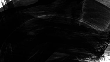 Siyah fırça darbesi ve doku. Grunge soyut elle boyanmış elementler. Altı çizili ve sınır tasarımı.