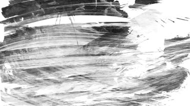 Siyah fırça darbesi ve doku. Grunge soyut elle boyanmış elementler. 