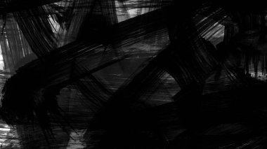 Siyah fırça darbesi ve doku. Grunge soyut elle boyanmış elementler. Altı çizili ve sınır tasarımı.