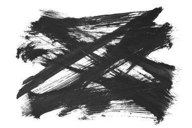 soyut fırça darbeleri, vektör illüstrasyonu