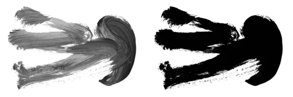 abstract brush strokes, vector illustration