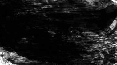 Siyah fırça darbesi dokusu. Grunge soyut elle boyanmış element. 