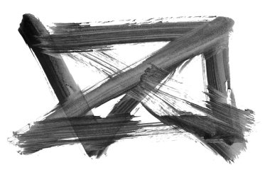 soyut fırça darbeleri, vektör illüstrasyonu